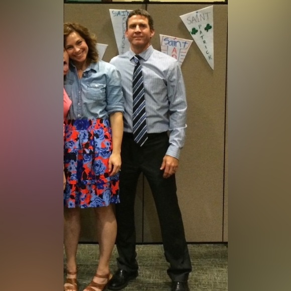 Anthropologie HD in Paris Tiered Floral Pockets Flouncy BEAUTIFUL Skirt Medium - Picture 2 of 16